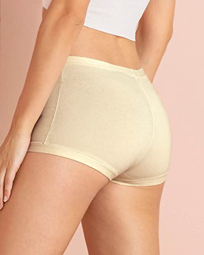 Leonisa Simply Comfortable 3-Pack Stretch Cotton Boyshort Panties #TOP3