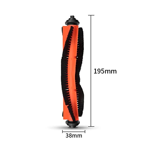 Main Side Brush Hepa Filter Mop Rag Replacement Compatible with Xiaomi Viomi V3 Max Robot Vacuum Cleaner Spare Parts Accessories V-RVCLM27B (Color : 8 Side Brush)