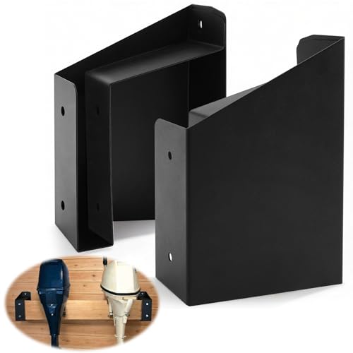 Otoolling 1 Pair of Outboard Motor Storage Brackets Compact Lightweight Storage Brackets
