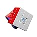 Moyu RS3M V5 2023 Ball Core UV Coated 3x3 Speed Cube with Robot-Shape Display Box, 3x3 Puzzle Cube Stickerless RS3M V5 MagLev Master Cube (MagLev+Ball-Core Magic Clothes) Gift for Speed Cuber