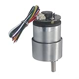 Contrôle de la vitesse réglable : affinez les opérations de 7 à 960 tr/min pour des tâches précises dans les robots ou les véhicules de mesure de la vitesse en utilisant ce moteur à engrenages CC