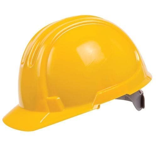 Industrial Safety Helmet Hard Hat and Adjustable Chin Strap Yellow