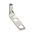 Panduit LCC10-14AWF-L Code Conductor Lug, Two Hole, Long Barrel With Window, 90 Degree Angle, #14 - #10, AWG STR, #12, - #10, AWG SOL Copper Conductor Size, 1/4" Stud Size, 0.63" Stud Hole Spacing, 9/16" Wire Strip Length, 0.05" Tongue Thickness, 0.42" Tongue Width, 0.53" Neck Length, 1.56" Overall Length