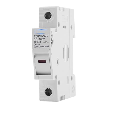 Porte-fusible CC 10 x 38 mm 1P 1100V TOPV-30 avec voyant LED 25A