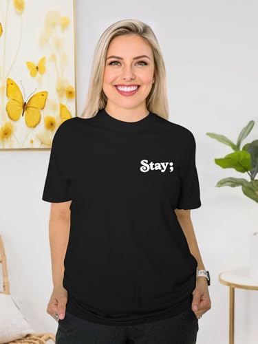 Suicide Awareness Shirt Women Mental Health Suicide Prevention Awareness Tshirt Therapist Inspirational Quote Tee Tops4