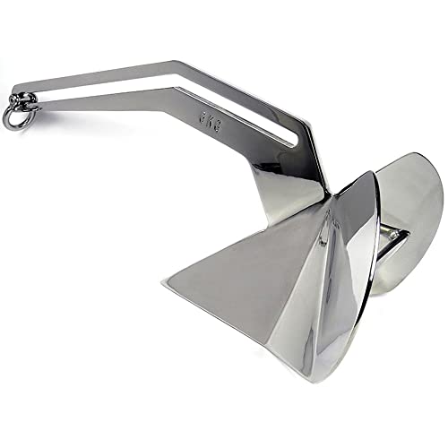 SEACHOICE Escape Plow Anchor, 316 in Stainless Steel, 13 lbs, for Boats up to 23 Ft.