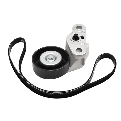 Image of A /C Serpentine Drive Belt Tensioner Kit Fits for Chevy Silverado Avalanche Express Suburban Tahoe for GMC Savana Sierra Yukon 1999-2008 for Cadillac Escalade 2002-2008 Replaces# 90K-38159