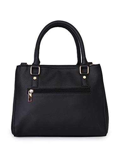 Image of LAPIS O LUPO Women Fashion Flower Print 3 Compartment Top Handel Zip Clouser Leatherette Adjustable Sling Handbag