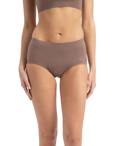 Image of Jockey 1827 Women's High Coverage Microfiber Nylon Elastane Stretch Mid Waist Hipster with No Visible Pantyline