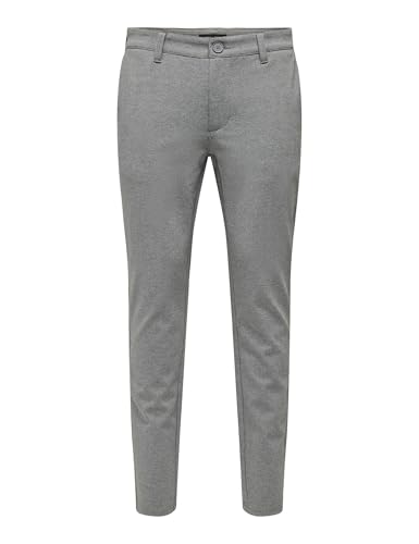 ONLY & SONS Onsthor Slim Pant Otl, Color Gris., 32W / 32L