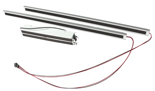 WareLight LED Magnetic Strip Retrofit Kit for Linear Ceiling Fixtures - 25 Watt, 4000K Lighting, 2 Foot, 2 Strips