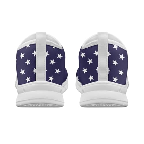Image of Floral Sneakers for Women Colorful Art Shoes for Women Slip On Casual Work Shoes