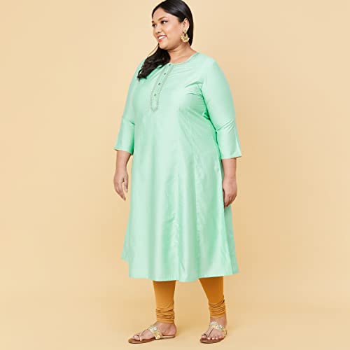 Image of Max Plus Size Women Textured A-Line Kurta