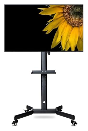 Soporte móvil para TV con ruedas y bandeja miniatura 1