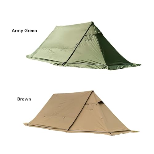 Carpa impermeable para camping 4 estaciones color marrón miniatura 2