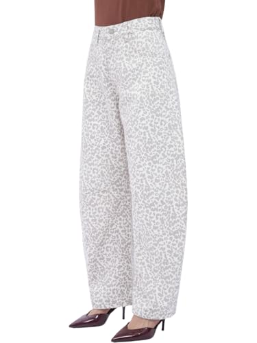 Barrel Jeans for Women Trendy Women's Baggy Boyfriend Jeans 90s Wide Leg High Rise Barrel Pants Relax Fit3