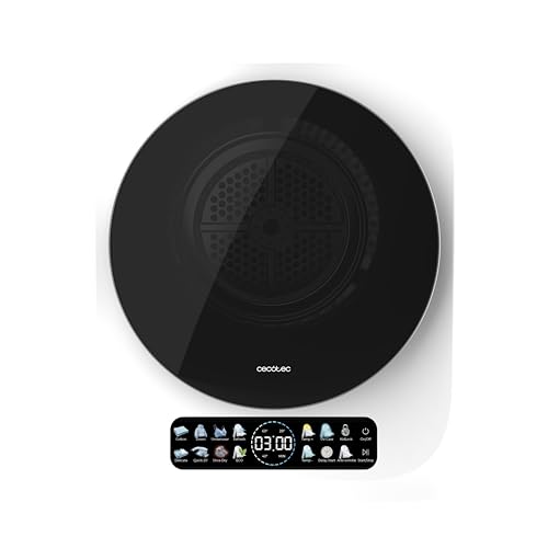 Cecotec Kompakter Ablufttrockner 3 kg Bolero DressCode Dry 3400V, 8 Programme, Klasse G, Intelligente Automatische Trocknung, FullColor Display, UV Care Funktion, Dry Shoe Pro und Delay Start, Weiß