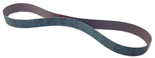 Sungold Abrasives 03990 Assorted Fine Grit Premium Industrial Aluminum Oxide Cloth Backed Film Sanding Belts (10-Pack), 1