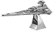Produktbild Fascinations MMS254 - Metal Earth 502652 - Star Wars Imperial Star Destroyer, lasergeschnittener 3D-Konstruktionsbausatz, 2 Metallplatinen, ab 14 Jahren