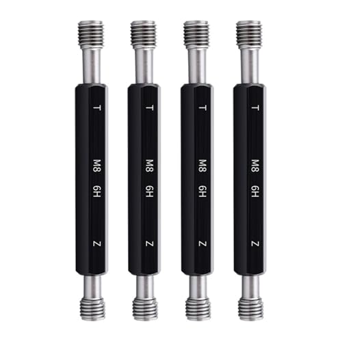 Calibrador de roscas 6H 1PCS M0.8-M30 de acero métrico con paso fino X0.2/0.225/0.25/0.3/0.35/0.4/0.45/0.5