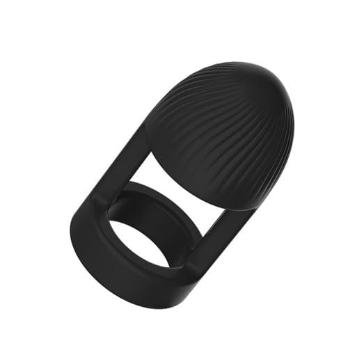 Dekori コックリング ぺ二スリング 男性用 弾頭形ペニスサック アダルトグッズコックリング TPE製 sex toys男性for menぺにすさっく 装着簡単 拘束具 smペニス拘束具-弾頭形ペニスサック - 画像1