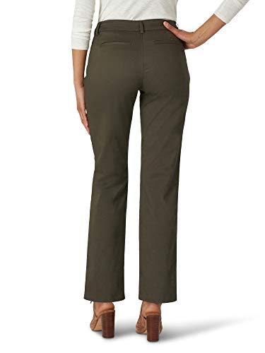 Image of Lee Women's Wrinkle Free Relaxed Fit Straight Leg Pant