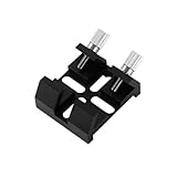 Finderscope Base Connecting Cross Finderscope Base Bridge Dovetail Slot Astronomical Telescope Accessories Scope Bracket(Black)
