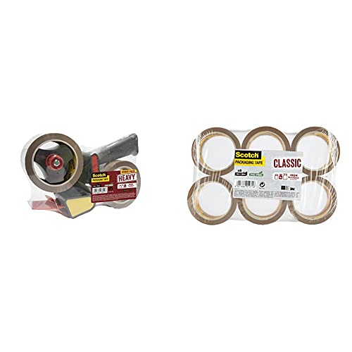 Ruban d'emballage 50 mm x 66 m avec dévidoir Scotch BP974 3M