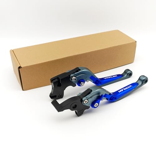 Replacement for Husqvarna Svartpilen Vitpilen 401 2018-2023 CNC Aluminum Brake Lever (Grey Blue Grey, Vitpilen 401)