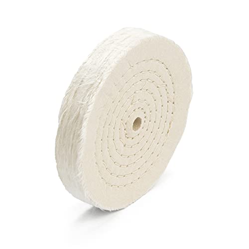 ENKAY - 6" Extra Thick Spiral Sewn Buffing Wheel (80 Ply)