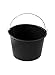 Produktbild 10 x Handelskönig Baueimer 12 l Eimer Wassereimer schwarz Kübel Baukübel Putzeimer Mörteleimer Set 10 Stück