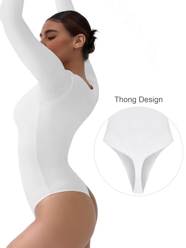 Haut justaucorps très extensible au design épuré et doux - 7