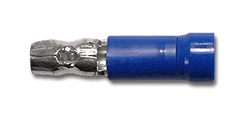 16-14 Gauge Vinyl Insulated .180 Male Bullet Terminal Connectors (100 Pack)