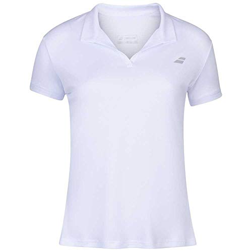Babolat Play Polo Women, Mujer, White/White, M Cover
