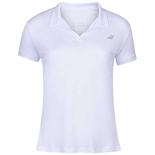 Babolat Play Polo Women, Mujer, White/White, M