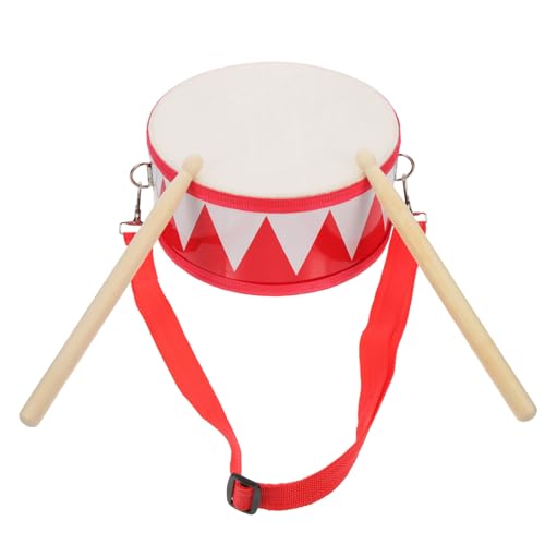 TOYANDONA Kindertrommel Und Schlaginstrumente Kleinkind-Schlagzeugset Für Kinder Im Alter Von 1 2 3 4 5 6 Jahren Snaredrum-Set Aus Holz Schlaginstrument Musiktrommel Mit 2 Schlägeln