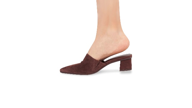 Amazon.com | Splendid Women's Lorelei Heeled Mule, Black | Mules