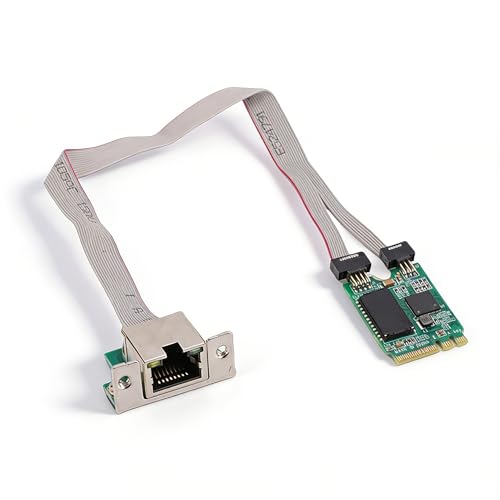 Tarjeta de Red LICAEVEY 2.5G Gigabit Ethernet M.2 A+E Key RJ45 con Chip I226 para Escritorio, Laptop y Computadoras Industriales miniatura 5