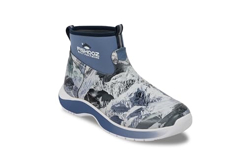 Men's DryRun Ankle Fishing Shoe | 100% Waterproof Neoprene-Bootie Construction, Breathable Airmesh Lining, Storm-Proof Natural-Rubber Shell2