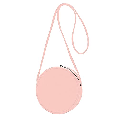 Image of Lify Women's Women's Round Crossbody Handbags Mini Shoulder Bag Round Crossbody Wallet, Fashion Circle Crossbody Purse Clutch Handbag- 1 Piece