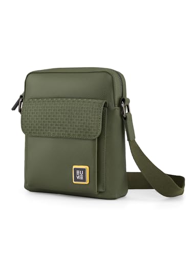 Image of EUME Packsy Sling Bag for Men & Women | Vegan Leather Crossbody Travel Bag | Magnetic Easy Access Pockets | Lightweight 3L Daily Use Bag