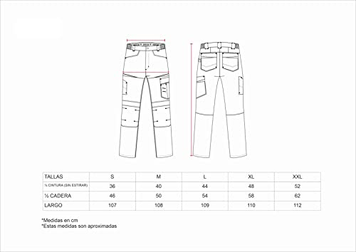 Pantalon de travail extrêmement résistant Workteam toile durable à taille élastique