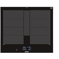 Placa Induccion Siemens Bloqueada Siemens EX675JYW1E hobs Negro Integrado Con - Placa (Negro, Integrado, Con placa de inducción, Vidrio y cerámica, 3300 W, Rectangular)