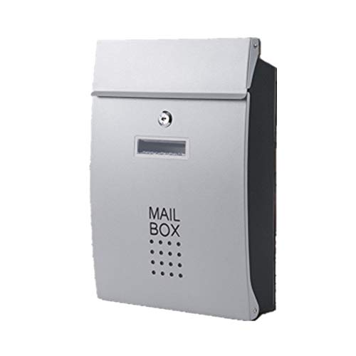 Preisvergleich Produktbild Antiker Briefkasten Briefkastenhaus im Freien Briefkasten Rost- und wetterfeste vertikale Wandhalterung, die außerhalb der modernen einfachen Briefkästen for das Büro zu Hause im Freien verriegelt Cla