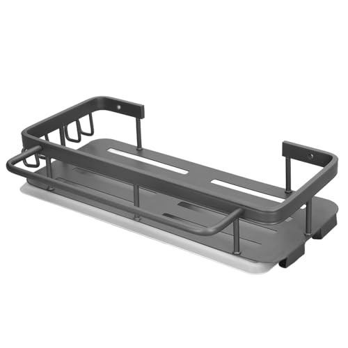 BONKZEBU Scaffale per Lavello a Parete Antiruggine, Robusto Organizer per Asciugare i Piatti, Facile Installazione per Forniture da