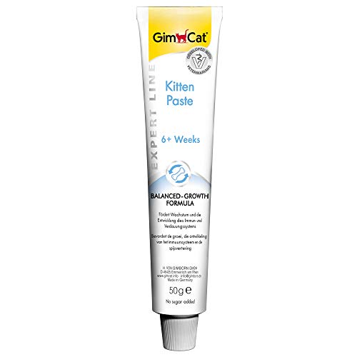 GimCat EXPERT LINE Gastro Intestinal Paste & EXPERT LINE Kitten Paste - Funktionaler Katzensnack fördert die Entwicklung von Jungen Katzen