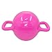 rockible Water Filled Kettlebell Fitness Equipment Adjustable Weights Durability Strength Traning with Double Handle, Pink