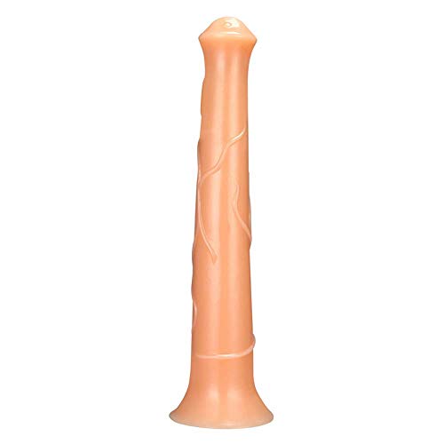 Gode pour cheval 42cm pénis en silicone ventouse jouets sexuels Flesh