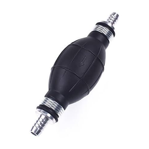 JRL Fuel Pump Fuel Line Hand Primer Bulb 10mm 3/8‘’ inch Rubber fit for Car/Boat/Marine/Motorcycle 9001080A Cover