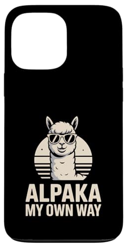 Cool Alpaka �}�C�I�E���E�F�C ���g�� �A���p�J �T���O���X �X�}�z�P�[�X iPhone 13 Pro Max �p